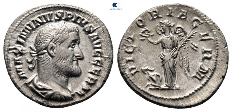 Maximinus I Thrax AD 235-238. Rome
Denarius AR

18 mm, 3,01 g

MAXIMINVS PI...