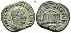 Philip I Arab AD 244-249. Ludi Saeculares (Secular Games) issue, commemorating the 1000th anniversary of Rom. 6th officina. 10th emission, struck AD 2...