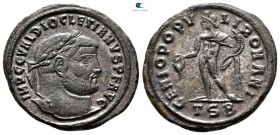 Diocletian AD 284-305. Thessaloniki. Follis Æ