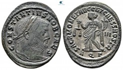 Constantius I as Caesar AD 293-305. Struck circa AD 302/3. Aquileia. Follis Æ