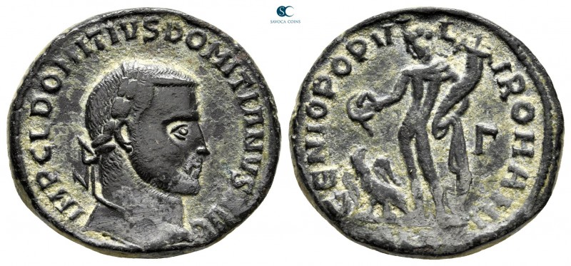 Domitius Domitianus, Usurper AD 297-298. Alexandria
Follis Æ

25 mm, 10,12 g...