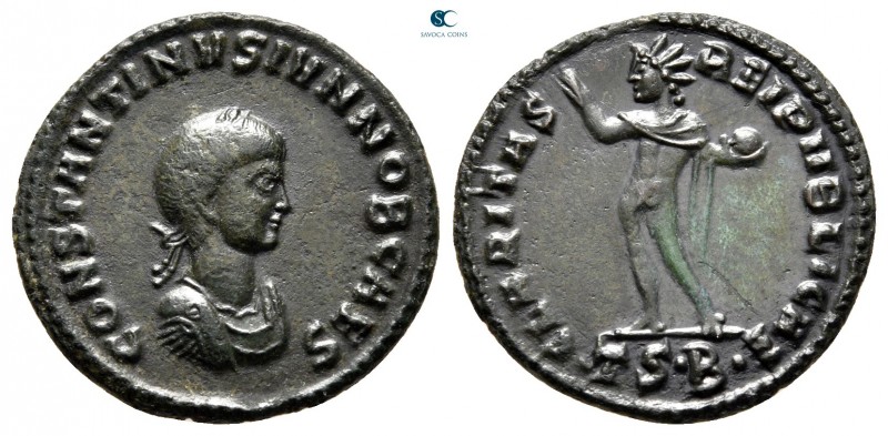 Constantinus II, as Caesar AD 317-337. Thessaloniki
Follis Æ

21 mm, 3,25 g
...