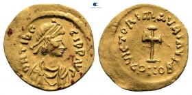 Maurice Tiberius AD 582-602. Constantinople. Tremissis AV