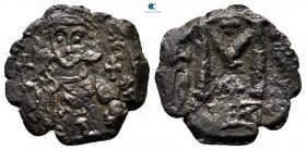 Philippus (Bardanes) AD 711-713. Constantinople. Follis Æ