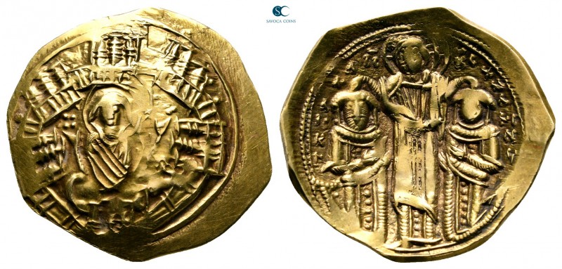 Andronicus II with Michael IX AD 1295-1320. Constantinople
Hyperpyron AV

25 ...