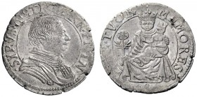  Correggio   Siro d'Austria, 1605-1630. II periodo: principe 1616-1630. Da 8 soldi, Mist 3,13 g. SYRVS AVSTR CORR PRIN Busto corazzato a d. Rv. VBER T...