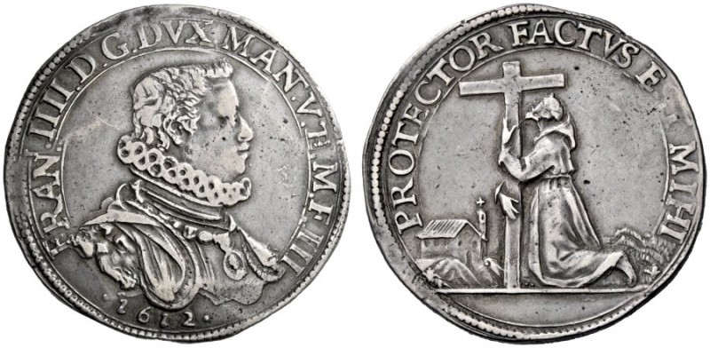  Mantova   Francesco IV Gonzaga, febbraio – dicembre 1612. Ducatone 1612, AR 31,...