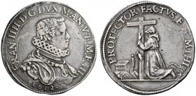  Mantova   Francesco IV Gonzaga, febbraio – dicembre 1612. Ducatone 1612, AR 31,74 g. FRAN IIII D G DVX MANT V Έ MF III Busto con collare alla spagnol...