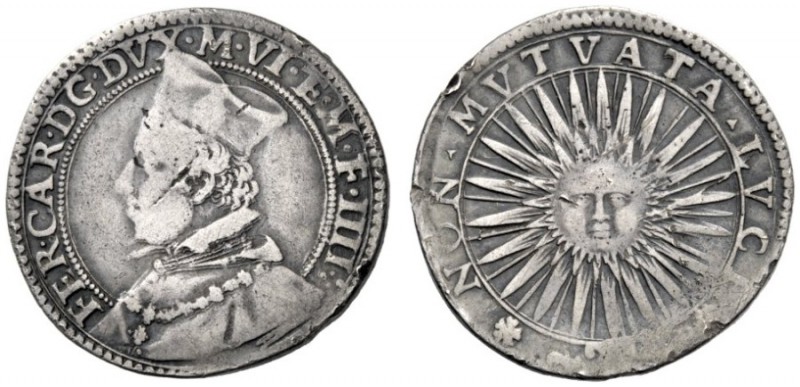  Mantova   Ferdinando Gonzaga, 1612-1626. Quarto di ducatone, AR 7,74 g. FER CAR...