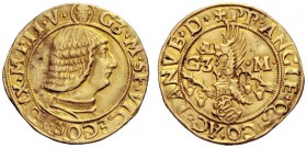  Milano   Galeazzo Maria Sforza, 1466-1476. Ducato, AV 3,49 g. G3 M SF VICECOMES DVX MLI V Busto adulto corazzato a d. Rv. + PP ANGLE Q 3 CO AC IANVE ...