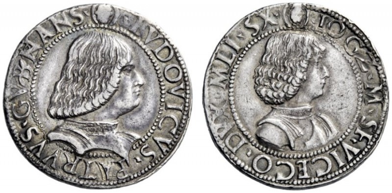  Milano   Gian Galeazzo Maria Sforza reggenza di Ludovico Maria Sforza detto “il...