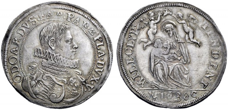  Parma   Odoardo Farnese 1622-1646. Ducatone 1638, AR 31,83 g.  ODOARDVS FAR PAR...