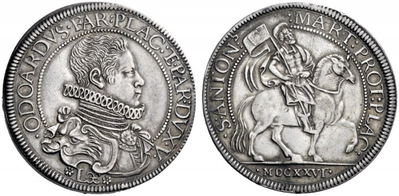  Piacenza   Odoardo Farnese 1622-1646. Scudo 1626, AR 31,63 g.  ODOARDVS FAR PLA...