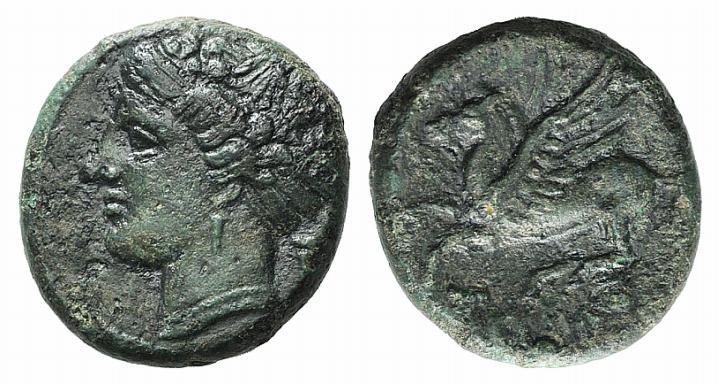 Sicily, Syracuse. Hieron II (275-215 BC). Æ (14mm, 3.16g, 12h), c. 269-240 BC. H...