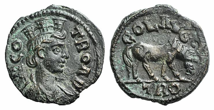 Troas, Alexandria. Pseudo-autonomous issue, c. mid 3rd century AD. Æ (21mm, 4.91...