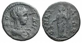 Phrygia, Synnada. Pseudo-autonomous issue, c. 1st-2nd century AD. Æ (26mm, 7.26g, 6h). Veiled and draped bust of Boule r. R/ Demeter standing l., hold...