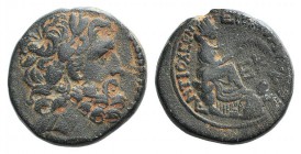 Seleukis and Pieria, Antioch. Pseudo-autonomous issue, c. 1st century BC - 1st century AD. Æ Trichalkon (19mm, 7.52g, 12h). P. Quinctillius Verus, Gov...