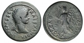 Severus Alexander (222-235). Pisidia, Antioch. Æ (33mm, 19.85g, 6h). Laureate head r. R/ Nike advancing l., holding wreath and palm frond. Unpublished...