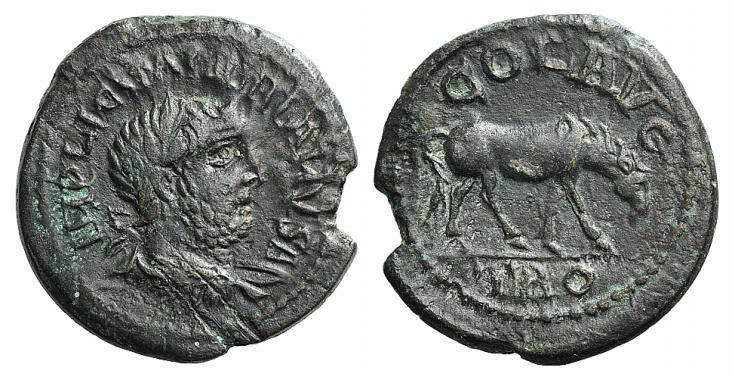 Valerian I (253-260). Troas, Alexandria Troas. Æ (23mm, 6.36g, 12h). Laureate, d...