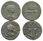 Lot of 2 Roman Provincial Æ coins, including Julia Domna and Gallienus, to be catalog. Lot sold as is, no returns