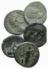 Lot of 5 Roman Provincial Æ coins, to be catalog. Lot sold as is, no returns