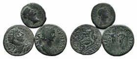 Lot of 3 Roman Provincial Æ coins, to be catalog. Lot sold as is, no returns