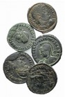 Lot of 5 Roman Imperial Æ coins, to be catalog. Lot sold as it, no returns