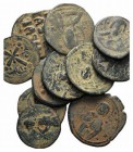 Lot of 11 Byzantine Æ coins, to be catalog. Lot sold as it, no returns