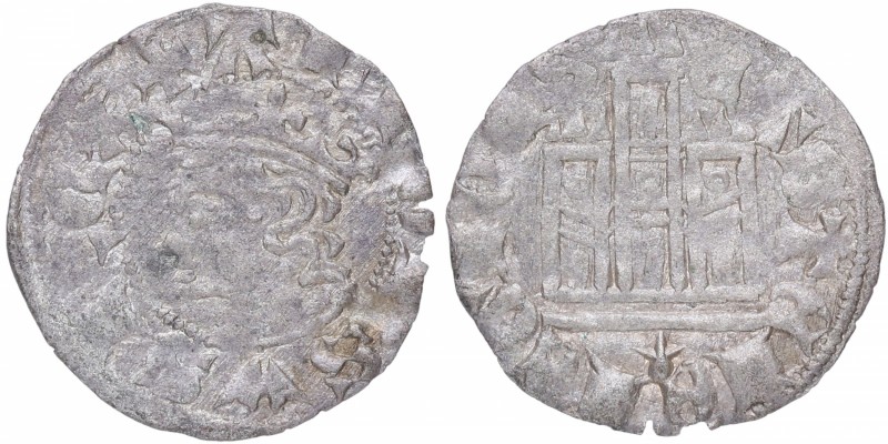 1312-1350. Alfonso XI (1312-1350). Coruña. Cornado. Mar 479. Ve. 0,73 g. MBC+ / ...