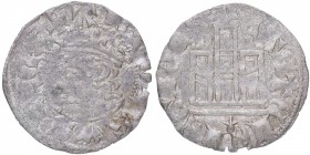 1312-1350. Alfonso XI (1312-1350). Coruña. Cornado. Mar 479. Ve. 0,73 g. MBC+ / EBC-. Est.30.