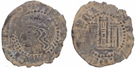 1390-1406. Enrique III (1390-1406). Ceca poco legible. Cornado. Mar 431. Ve. MBC-. Est.30.