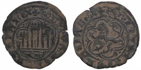 Enrique III (1390-1406). Blanca. AB 599.3. Ae. MBC. Est.30.