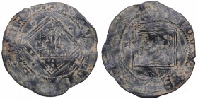 1454-1474. Enrique IV (1454-1474). Ávila. Blanca de rombo. Mar 522. Ve. MBC-. Est.10.