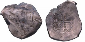 1665-1700. Carlos II (1665-1700). Asemeja Potosí. 8 reales. Ag. BC+. Est.60.