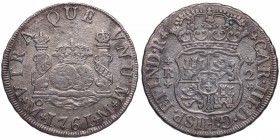 1761. Carlos III (1759-1788). México. 2 reales. Ag. Atractiva. MBC+. Est.75.