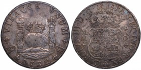 1762. Carlos III (1759-1788). México. 8 reales. M. Ag. MBC+. Est.250.