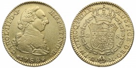 1788. Carlos III (1759-1788). Madrid. 2 escudos. M. Au. Atractiva. Brillo original. EBC- / EBC. Est.400.