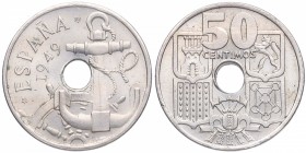 1949*51. Franco (1939-1975). 50 Céntimos. Cu-Ni. 3,96 g. SC. Est.30.