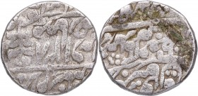 1830. India. Jaipur. 1 rupia nazarena. Km 120. Ag. 11,44 g. BC+/MBC-. Est.50.