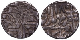 ND 18 (1896). India. Mado Singh II en el nombre de Victoria. Jaipur. Rupia Nazarena. KM 145. EBC-. Est.40.