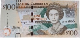 2012. Billetes Extranjeros. Estados del Caribe Oriental. 100 dólares. SC. Est.120.