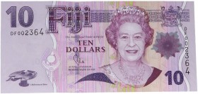 2007. Billetes Extranjeros. Fiji. 10 dólares. SC. Est.20.