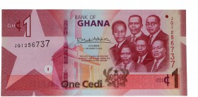2019. Billetes extranjeros. Ghana. 1 Cedi. SC. Est.12.