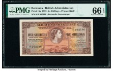 Bermuda Bermuda Government 5 Shillings 20.10.1952 Pick 18a PMG Gem Uncirculated 66 EPQ. 

HID09801242017

© 2020 Heritage Auctions | All Rights Reserv...