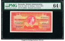 Bermuda Bermuda Government 10 Shillings 1.10.1966 Pick 19c PMG Choice Uncirculated 64 EPQ. 

HID09801242017

© 2020 Heritage Auctions | All Rights Res...