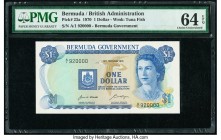 Bermuda Bermuda Government 1 Dollar 6.2.1970 Pick 23a PMG Choice Uncirculated 64 EPQ. 

HID09801242017

© 2020 Heritage Auctions | All Rights Reserved...