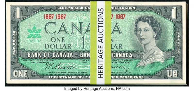 Canada Bank of Canada $1 1867-1967 Pick 84a BC-45a Forty-One Commemorative Examp...