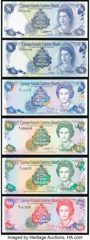 Cayman Islands Cayman Islands Currency Board Group Lot of 6 Examples Crisp Uncir...