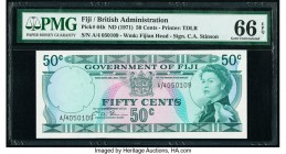 Fiji Government of Fiji 50 Cents ND (1971) Pick 64b PMG Gem Uncirculated 66 EPQ. 

HID09801242017

© 2020 Heritage Auctions | All Rights Reserved