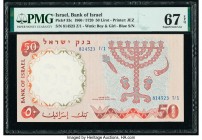 Israel Bank of Israel 50 Lirot 1960 / 5720 Pick 33c PMG Superb Gem Unc 67 EPQ. 

HID09801242017

© 2020 Heritage Auctions | All Rights Reserved